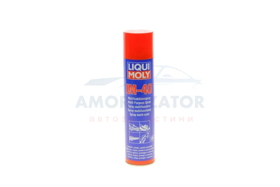 УНІВЕРСАЛЬНИЙ ЗАСІБ LM 40 MULTI-FUNKTIONS-SPRAY 0,4Л LIQUI MOLY 3391 (фото 1)