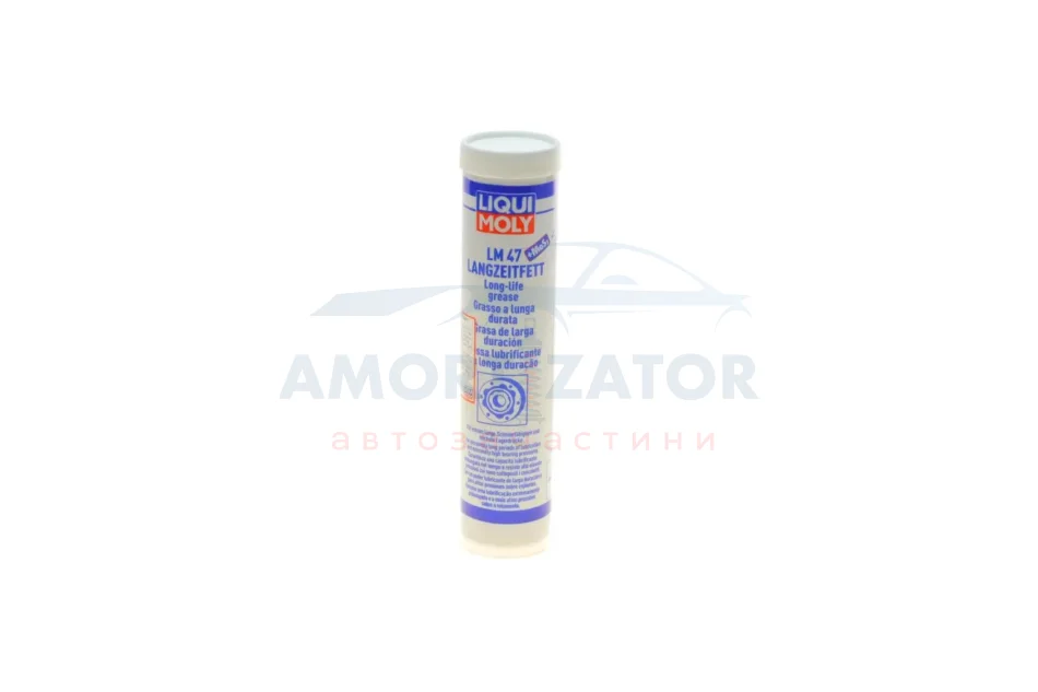 МАСТИЛО ШРУС З ДІСУЛЬФІДОМ МОЛІБДЕНУ LM 47 МоS2 LANGZEITFETT 0,4КГ LIQUI MOLY 3520 (фото 1)