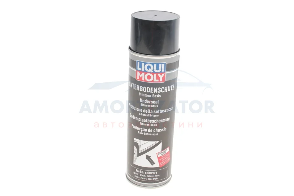 АНТИКОР ДЛЯ ДНИЩА КУЗОВА БІТУМ/СМОЛА (ЧОРНИЙ) UNTERBODENSCHUTZ BITUMEN SCHWARZ 0.5Л LIQUI MOLY 6111 (фото 1)