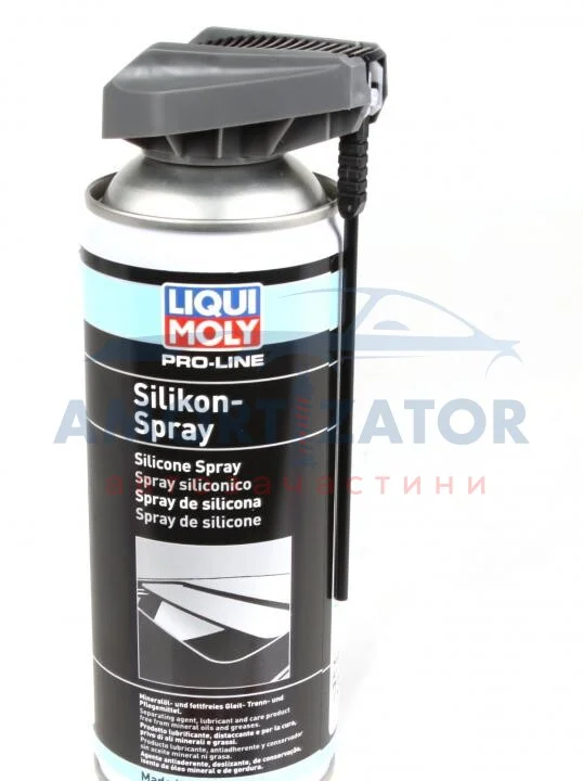 БЕЗБАРВНИЙ СИЛІКОНОВИЙ СПРЕЙ PRO-LINE SILIKON-SPRAY 0,4Л LIQUI MOLY 7389 (фото 1)