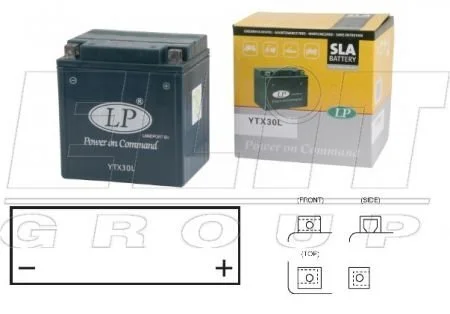 LP BATTERY MB YTX30L (фото 1)