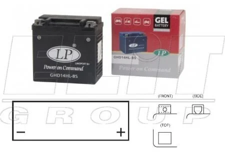 Мотоакумулятор LP GEL LP BATTERY MG GHD14HLBS