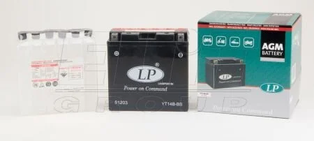 Мотоакумулятор LP AGM LP BATTERY YT14BBS (фото 1)
