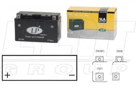 Мотоакумулятор LP SLA LP BATTERY YT7B4