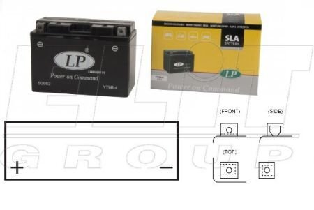 Мотоакумулятор LP SLA LP BATTERY YT9B-4