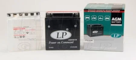 Мотоакумулятор LP AGM LP BATTERY YTX16BS (фото 1)