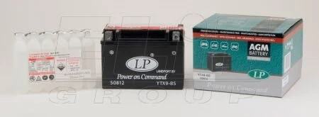 Мотоакумулятор LP AGM LP BATTERY YTX9BS (фото 1)