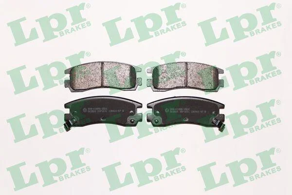Гальмівні колодки, дискові LPR 05P1031 (фото 1)