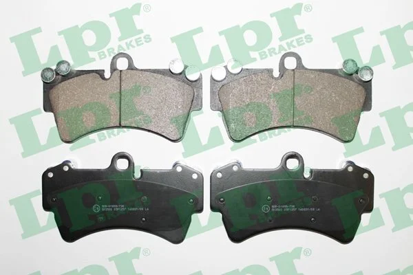 Комплект гальмівних колодок з 4 шт. дисків LPR 05P1257 (фото 1)