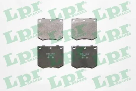 Комплект гальмівних колодок з 4 шт. дисків LPR 05P126