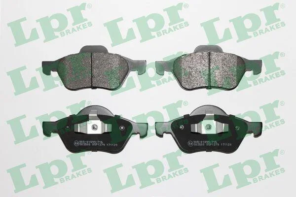 Комплект гальмівних колодок з 4 шт. дисків LPR 05P1279 (фото 1)