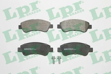 Комплект гальмівних колодок з 4 шт. дисків LPR 05P1327
