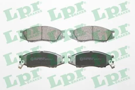 Комплект гальмівних колодок з 4 шт. дисків LPR 05P1346