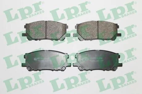 Комплект гальмівних колодок з 4 шт. дисків LPR 05P1368
