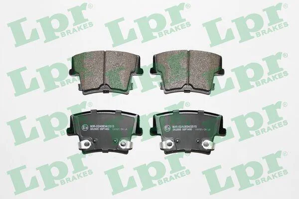 - Гальмівні колодки до дисків (R) LPR 05P1400 (фото 1)
