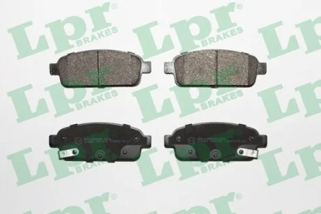 Комплект гальмівних колодок з 4 шт. дисків LPR 05P1575