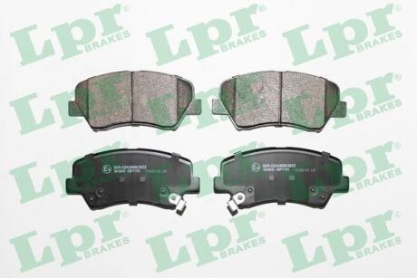 Гальмівні колодки, дискові LPR 05P1753
