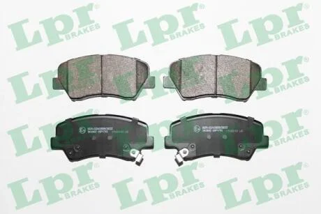 Гальмівні колодки, дискові LPR 05P1753