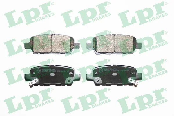 Гальмівні колодки, дискові LPR 05P1839 (фото 1)