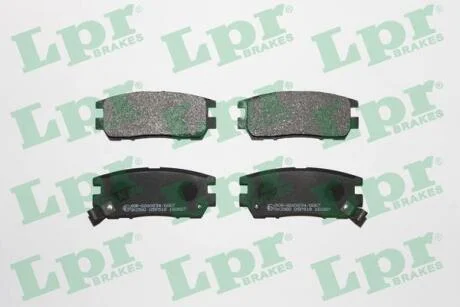 Комплект гальмівних колодок з 4 шт. дисків LPR 05P518