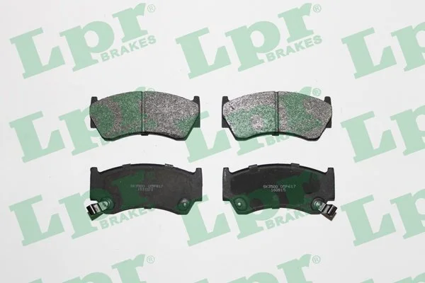 Комплект гальмівних колодок з 4 шт. дисків LPR 05P617 (фото 1)
