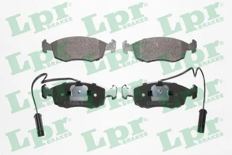 - Гальмівні колодки до дисків (F, V, з датчиком) LPR 05P755