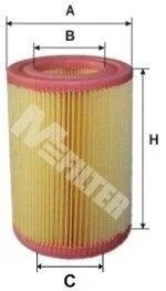 Повітряний фільтр M-FILTER A8025