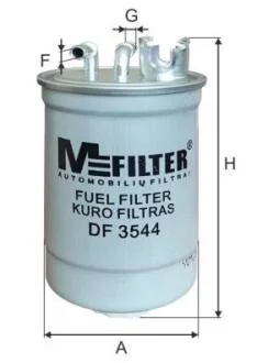 Фільтр палива M-FILTER DF 3544