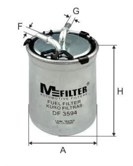 Фільтр палива M-FILTER DF 3594