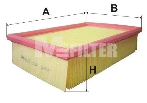 Повітряний фільтр M-FILTER K7047 (фото 1)