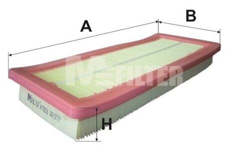 Повітряний фільтр M-FILTER K7051