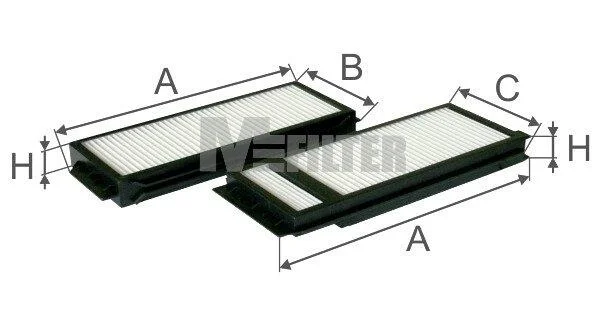 Фільтр, повітря у салоні M-FILTER K 90092 (фото 1)
