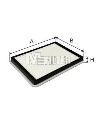 Фільтр, повітря у салоні M-FILTER K9015 (фото 1)