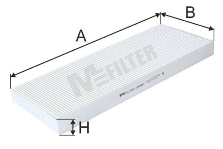 Фільтр, повітря у салоні M-FILTER K9048