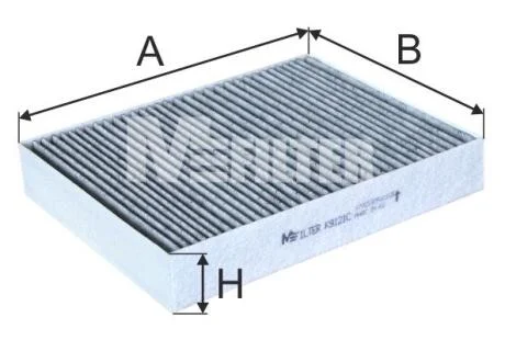 Фільтр, повітря у салоні M-FILTER K 9121C