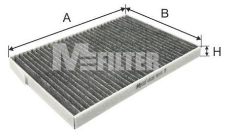 Фільтр, повітря у салоні M-FILTER K 9129C