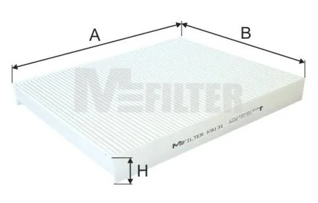 Фільтр, повітря у салоні M-FILTER K 9131