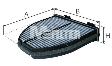 Фільтр, повітря у салоні M-FILTER K 9139C
