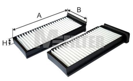 Фільтр, повітря у салоні M-FILTER K 9140-2