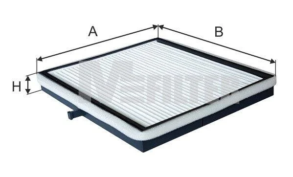 Фільтр, повітря у салоні M-FILTER K 966 (фото 1)