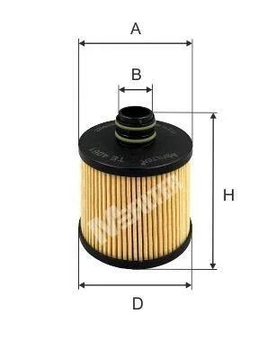 Оливний фільтр M-FILTER TE 4061 (фото 1)