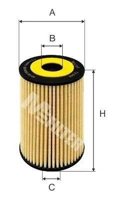 Фільтр мастила M-FILTER TE649 (фото 1)