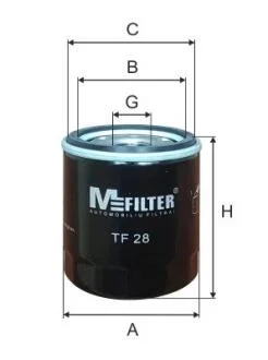 Фільтр мастила M-FILTER TF28
