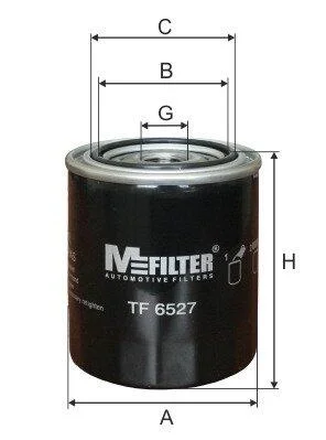 Фільтр мастила M-FILTER TF6527 (фото 1)