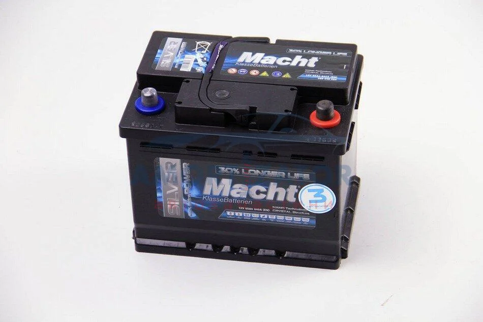 Акумулятор Macht Silver Power 65Ah/640A 242x175x190 MACHT 25874 (фото 1)