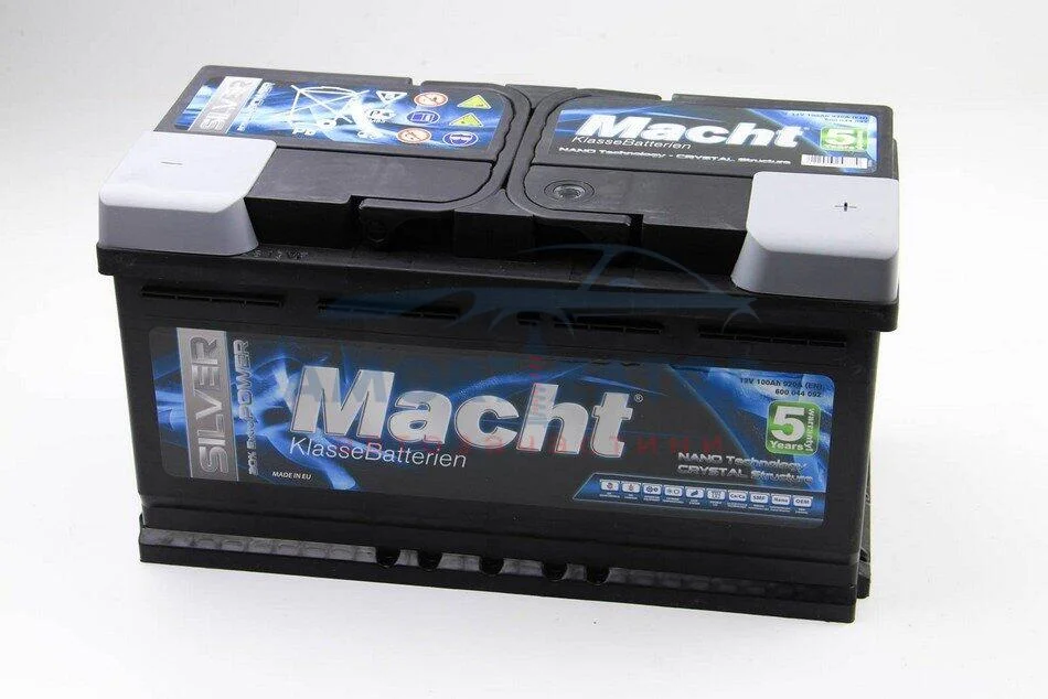 Акумулятор Macht Silver Power 100Ah/920A 353x175x190 MACHT 25877 (фото 1)