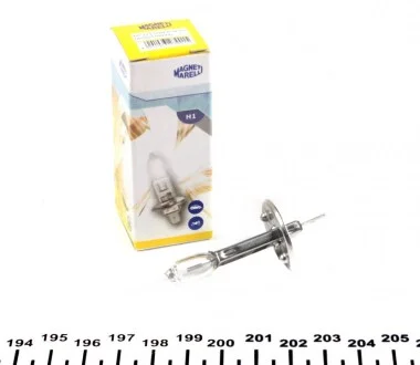 Лампа розжарювання H1 12V 55W P14,5s STANDART (вир-во Magneti Marelli) MAGNETI MARELLI 002551100000