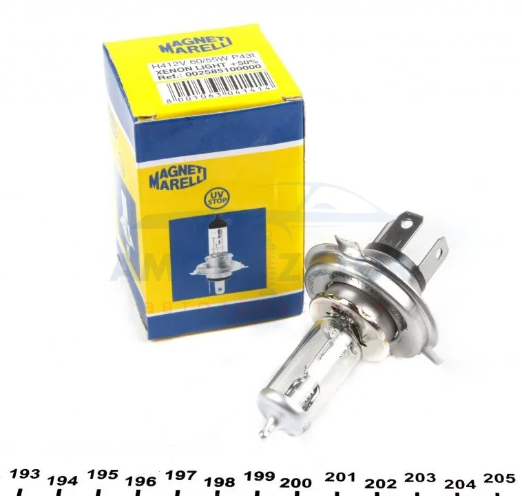 Автолампа MAGNETI MARELLI 002585100000 (фото 1)