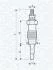 Свічка розжарювання FORD, HONDA,ISUZU,IVECO [] MAGNETI MARELLI 062580704304 (фото 1)