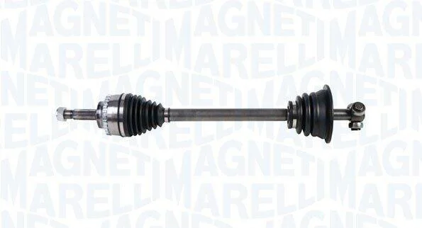 Привідний вал передн лів 625,7мм RENAULT CLIO II, KANGOO, KANGOO EXPRESS, THALIA I 1.2-1.9D 08.97- MAGNETI MARELLI 302004190231 (фото 1)